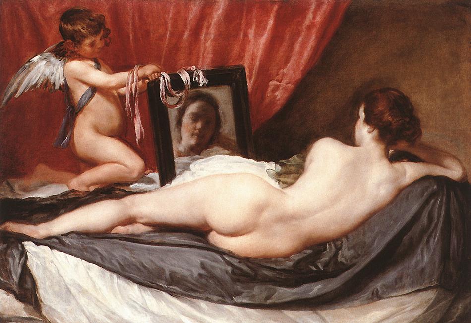Venus at her Mirror (The Rokeby Venus) g